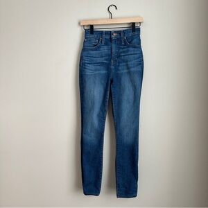 Madewell Curvy High-Rise Skinny Jeans Women’s Size 25 Medium Wash Stretch Denim